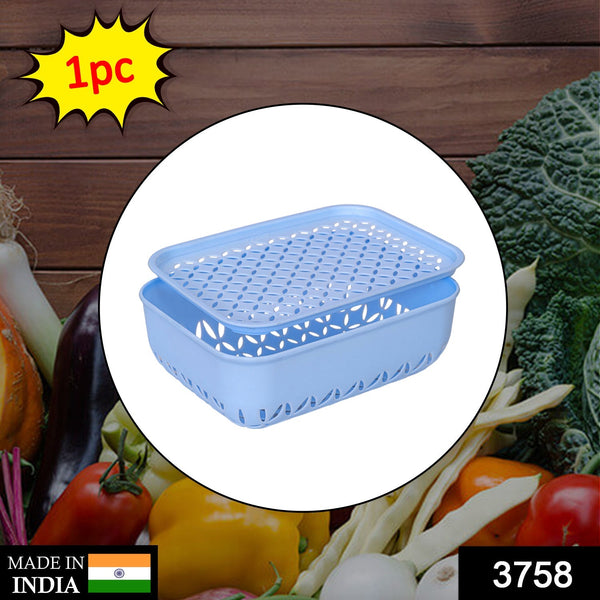 Household storage basket for vegetables and groceries.