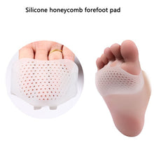 Silicone Front Foot Pad Anti-Slip Insole for Pain Relief, for Forefoot Pain, Calluses, Blisters, Forefoot Cushioning Relief- Men Women (1 Pair)