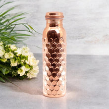 Luxury Cut Copper Water Bottle