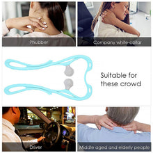 Neck Shoulder Massager, 33×18 cm Portable Relieving the Back for Men Relieving the Waist Women (1 Pc)