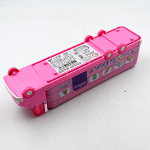 Double Decker Magic Truck Compass Multi Level Metal Truck Compass Pencil Case with Movable Wheels & Sharpener (Mix Design)