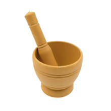 Mortar and Pestle Set for Spices, Okhli Masher, Khalbatta, Kharal, Mixer, Natural & Traditional Grinder and Musal, Well Design for Kitchen, Home, Herb