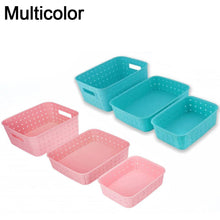 Multipurpose storage baskets for organizing closets and shelves (set of 3).