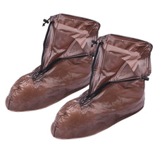 Plastic Shoes Cover Reusable Anti-Slip Boots Zippered Overshoes Covers Transparent Waterproof Snow Rain Boots for Kids / Adult Shoes, for Rainy Season (1 Pair / XXXL Size)