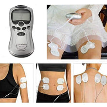 Neck and back massager with electric pulse