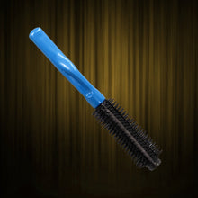 Round hairbrush for adding volume and shine