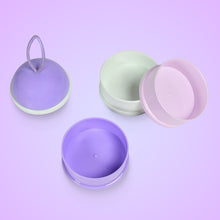 Baby food bowl with 3 compartments