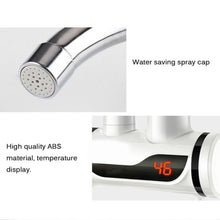 Instant water heater faucet designed for kitchen use.