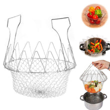 Foldable kitchen strainer