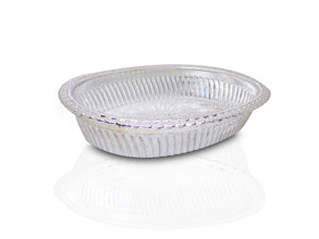 Royal design silver oval tray for serving and gifting.