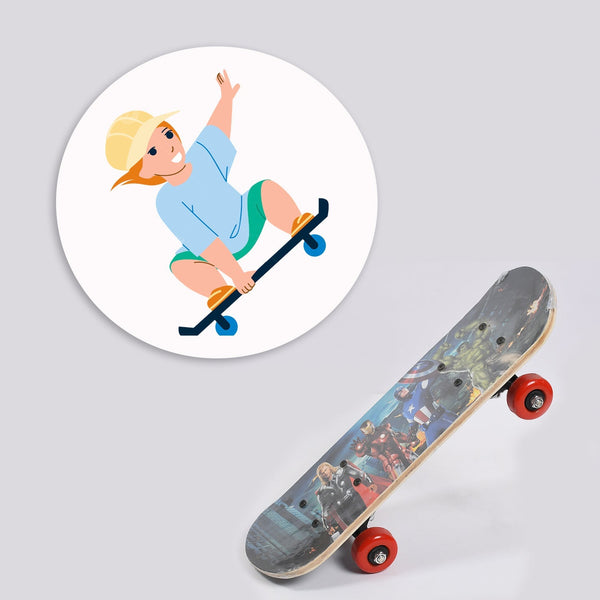 Cool wooden skateboard for kids and teens