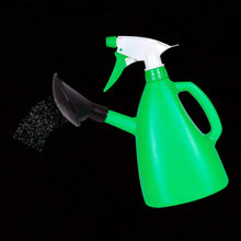 Close-up of 2-in-1 watering can and sprayer.