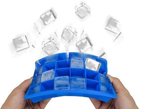 Silicone Ice Cube Trays 24 Cavity Per Ice Tray [Multicolour]